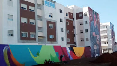 صورة جداريات ساحرة بلا حدود بمهرجان الأحياء الشعبية بسلا