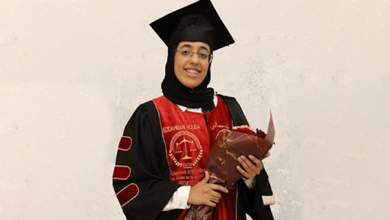 صورة السياسة الامنية في تدبير الازمات موضوع مناقشة الماستير للطالبة الباحثة هدى الدحماني